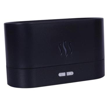 Imagem de Difusor Umidificador Aromatizador Efeito Chamas 180Ml Preto - Tesla St