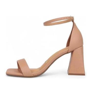 Imagem de Sandalia Vizzano Bico Quadrado Salto Bloco-Feminino