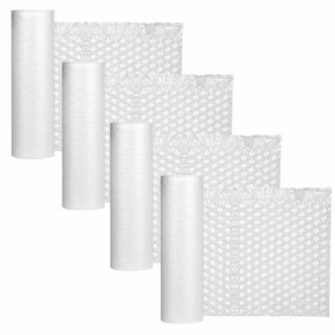 Imagem de Kit com 4 Refil Bobina Bolha de Ar Colmeia 40cm x 300mt - BH Imports