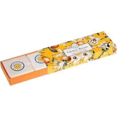 Imagem de Giorno Bagno Kit De Sabonete Em Barra Para Mãos E Corpo Aroma Flor De Laranjeira E Vetiver 3 X 100G