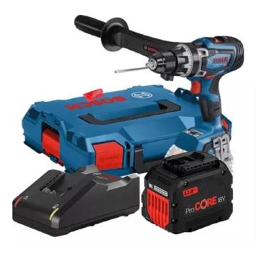 Imagem de Parafusadeira A Bateria Gsb18v-150 Com Bateria procore 12ah Maleta E C