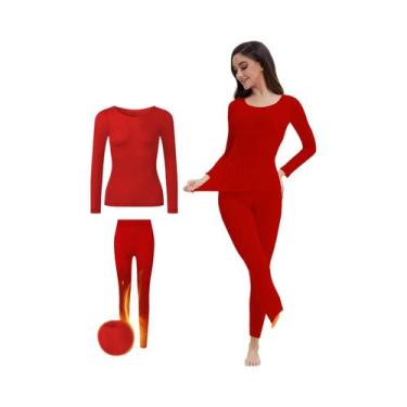 Imagem de Camiseta Térmica Feminina Ultrafina Sem Costura De Manga Longa Respirá