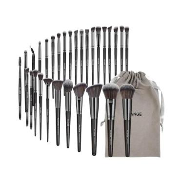 Imagem de Conjunto De 30 Pincéis De Maquiagem Profissionais Para Base, Corretivo