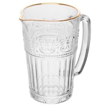Imagem de Jarra Wolff Mauve com Fio de Ouro 750ml Cristal