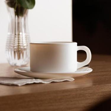 Imagem de Xícara de Chá Essenza 200ml Branca Opalino - Wolff