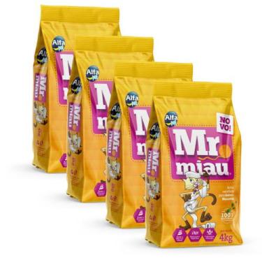 Imagem de Areia Higiênica para Gatos Mr Miau Granulação Fina e Anti Odor Super A