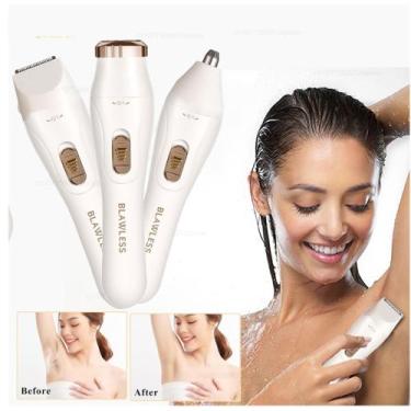 Imagem de Aparador de Pelos 3 IN 1 Rosto Axilas Virilhas Nariz Orelhas e Corpo P