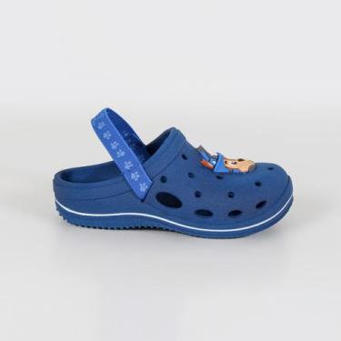 Imagem de Babuche Bebê Patrulha Canina Grendene Kids 23365 Azul Escuro, Azul esc