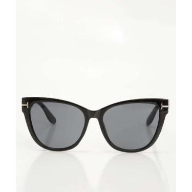 Imagem de Óculos de Sol Feminino Gateado Marisa-16524, UN, Preto