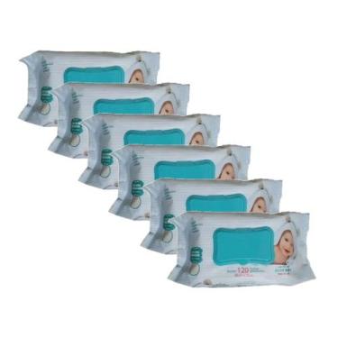 Imagem de Lenços Umedecidos Kit Com 6 Pcts, 720 Toalhas - Marigold Baby