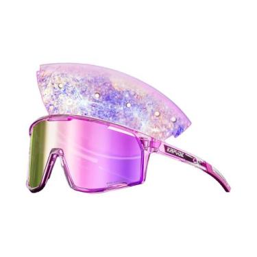 Imagem de Óculos De Sol Esportivos Polarizados UV400 Para Ciclismo, Caminhada E 