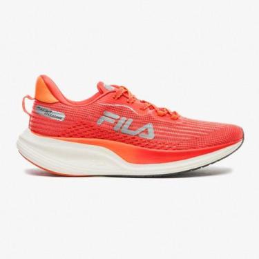 Imagem de Tênis Fila Racer Speedzone Masculino, Vermelho, Laranja, 40
