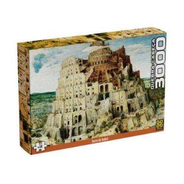 Imagem de QUEBRA-CABEÇA Cartonado Torre de Babel 3000 Peças - Grow