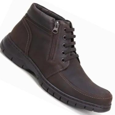 Imagem de Bota Anatomic Gel 7981 Masculina, Cafe, 39