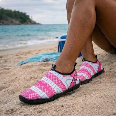 Imagem de Sapatilha Aquática Feminina Neoprene Premium Solado de Borracha Antiderrapante Esportiva Resistente-Feminino