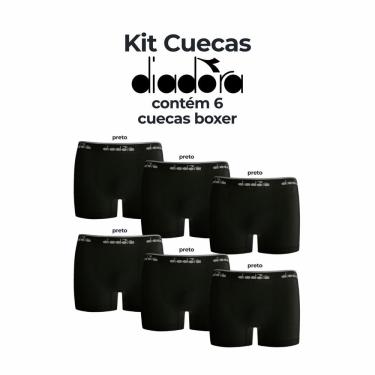 Imagem de Kit 6 Cuecas Boxer Diadora Sem Costura - Masculino 