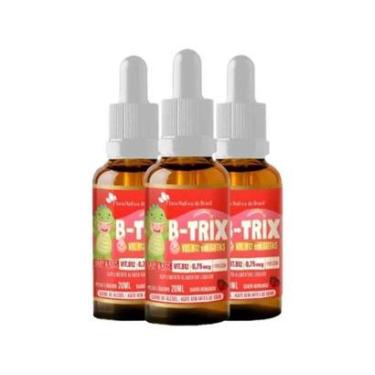 Imagem de Kit 3 B-TRIX Vitamina B12 Infantil 3x20ml Morango Flora Nativa-Unissex