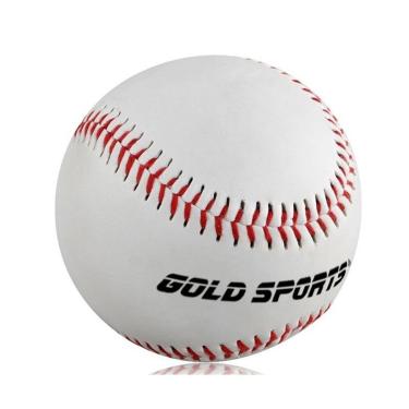 Imagem de Bola Baseball Gold Sports Com Miolo Cortiça Borracha Pro-Unissex