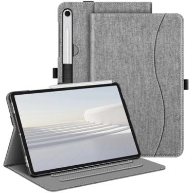Imagem de Fintie Capa para Samsung Galaxy Tab S10 Lite / S10 FE/ S9 FE 5G 10,9 polegadas/Tab S9 11 polegadas com suporte para caneta S, capa protetora de visualização em vários ângulos com bolso, hibernar
