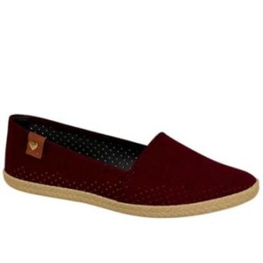 Imagem de Sapato Feminino Slip On Moleca Têxtil Bico Redondo-Feminino