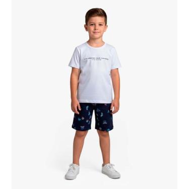 Imagem de Conjunto Infantil Camiseta e Bermuda Select Azul, 6, Azul