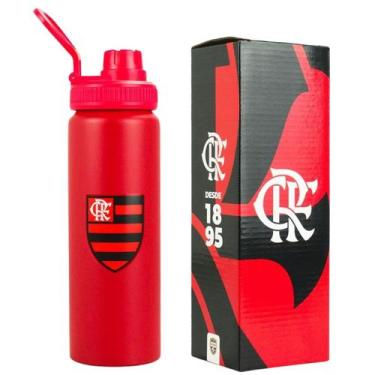 Imagem de Garrafa Com Tampa Alumínio 750ml -Flamengo - Mileno
