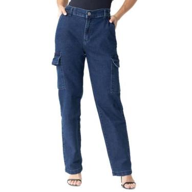 Imagem de Calça Jeans Sawary Reta - 281613 - Azul médio 38, Azul, 38