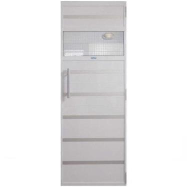 Imagem de Porta Para Sauna A Vapor De Alumínio Branco 0,70 X 1,99m - Sodramar