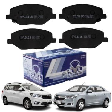 Imagem de Jogo 4 Pastilha Freio Dianteiro Novo Cobalt 1.4 1.8 Spin 1.8 - SYL, PA