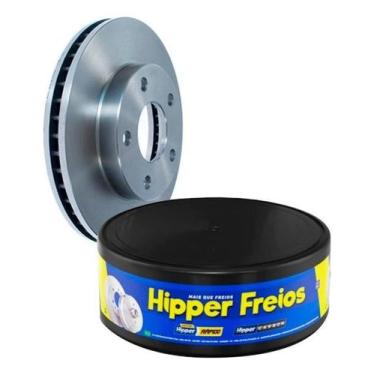 Imagem de Kit Disco Freio Dianteiro Pastilha Gol Saveiro 2008 À 2012 - HIPPER FR
