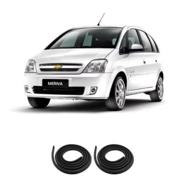 Imagem de Kit Borracha Vedação Das 2 Portas Dianteira Meriva - Sem marca
