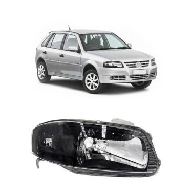 Imagem de Farol Gol G4 05 06 07 08 09 10 11 12 13 14 Máscara Negra - - CBC DISTR