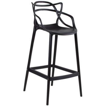 Imagem de Laraz Home Decor, Banqueta Alta Allegra 76 cm - Preto