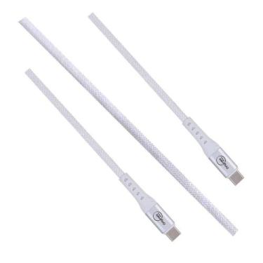 Imagem de Cabo USB-C para USB-C 3 m, Originais iPlace, Branco