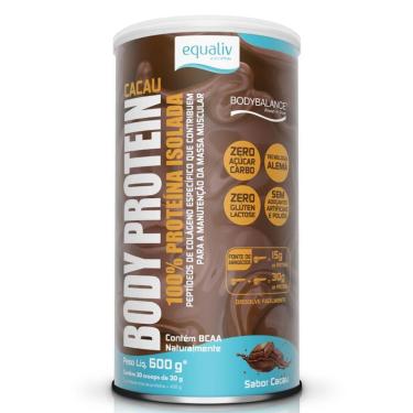 Imagem de Collagen Protein Body Protein Isolado Cacau 600g - Equaliv-Unissex