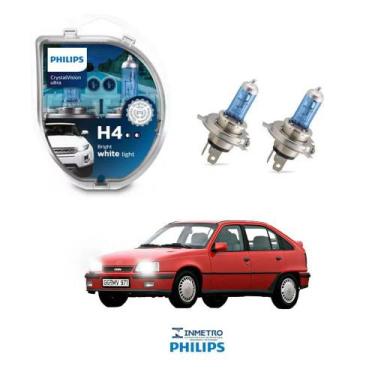Imagem de Lâmpadas Farol GM Kadett Philips H4 CrystalVision