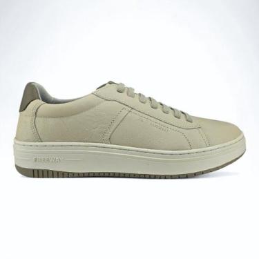 Imagem de Sapatenis freeway evo02 4077/4079 couro cadarco elastico, Branco, 40
