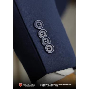 Imagem de Terno Microfibra Dark Blue cor:azultamanho:42 - S&S Ternos e Acessório