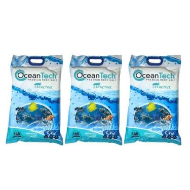 Imagem de Sal Marinho Para Aquarios Reef Active 20kg - Ocean Tech