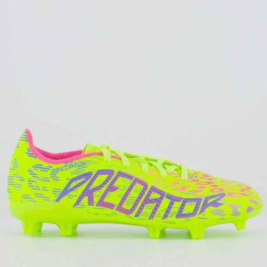 Imagem de Chuteira Adidas Predator League FG MG Campo Juvenil Verde, 31