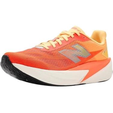 Imagem de Tênis New Balance Fuelcell Rebel V5 Femnino - Laranja/Prata 37, 37