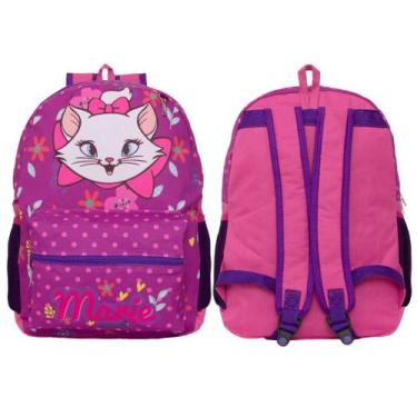 Imagem de Mochila Feminina Escolar Infantil Marie Roxa Costa Reforçada - TOYS 2U