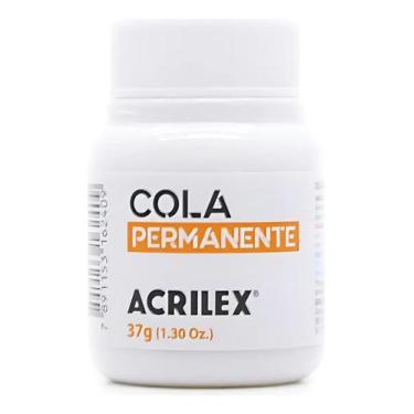 Imagem de Cola Permanente ACRILEX sem Cor - 37ml - 16240