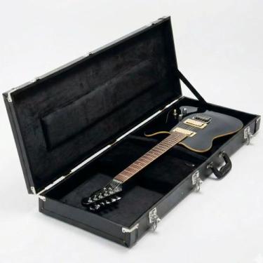 Imagem de Case Para Guitarra Voik VCG20L Couro Acolchoada Alça e Chave