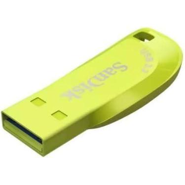 Imagem de Pen-drive USB 2.0 e 3.0 SanDisk Ultra Shift 32GB USB 3.2, Amarelo