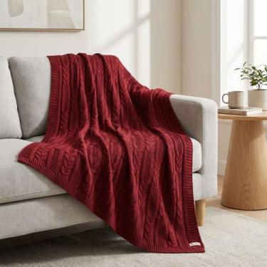 Imagem de Manta Sofa Trico Decorativa 150x90cm Usufruto Tricot c3, DALIA