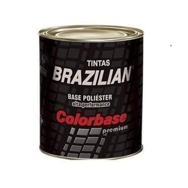 Imagem de Tinta automotiva base poliester cinza titanium hyundai 900ml - Brasili