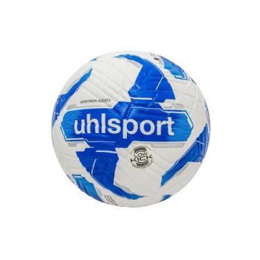 Imagem de Bola Futebol Society Uhlsport Aerotrack, Único, Azul, Branco