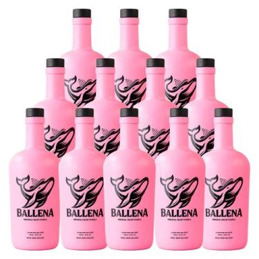Imagem de Licor Fino de Leite Ballena Morango com Tequila 750ml 12un