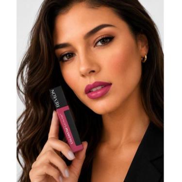 Imagem de Batom Líquido Revlon Colorstay Satin Ink 010 Your Majesty 5ml